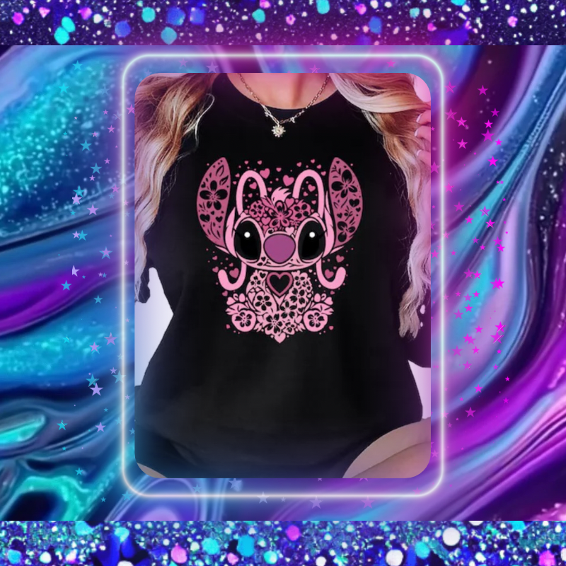 Stitch Angel Honey Moon Tees