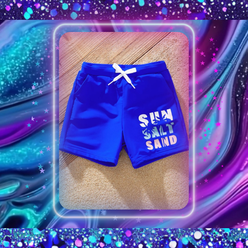 Daddy & Me Sun Salt Sand Swim Trunks