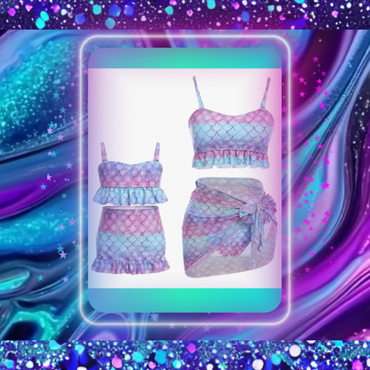Mommy & Me Mermaid Bathing Suits