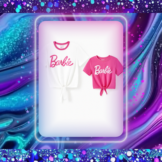 Mommy & Me Barbie Knot Tees