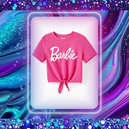 Mommy & Me Barbie Knot Tees