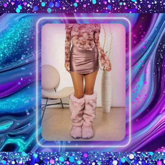 Faux Fur Knee Boots