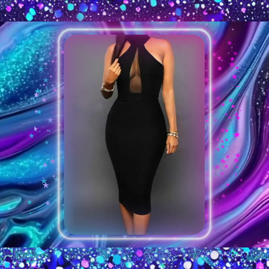 Mesh Patchwork Bodycon Dresses