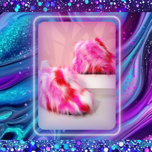 Mommy & Me Fluffy Faux Fur Snow Boots