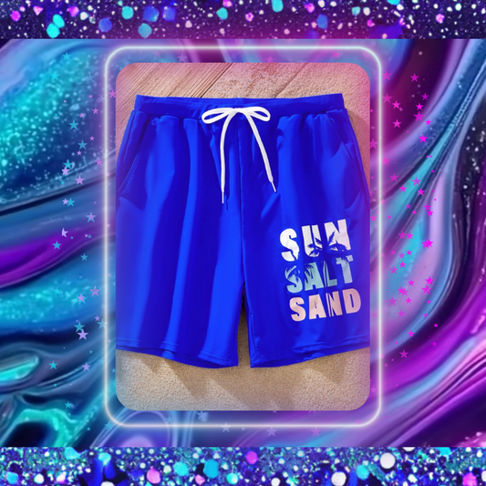 Daddy & Me Sun Salt Sand Swim Trunks